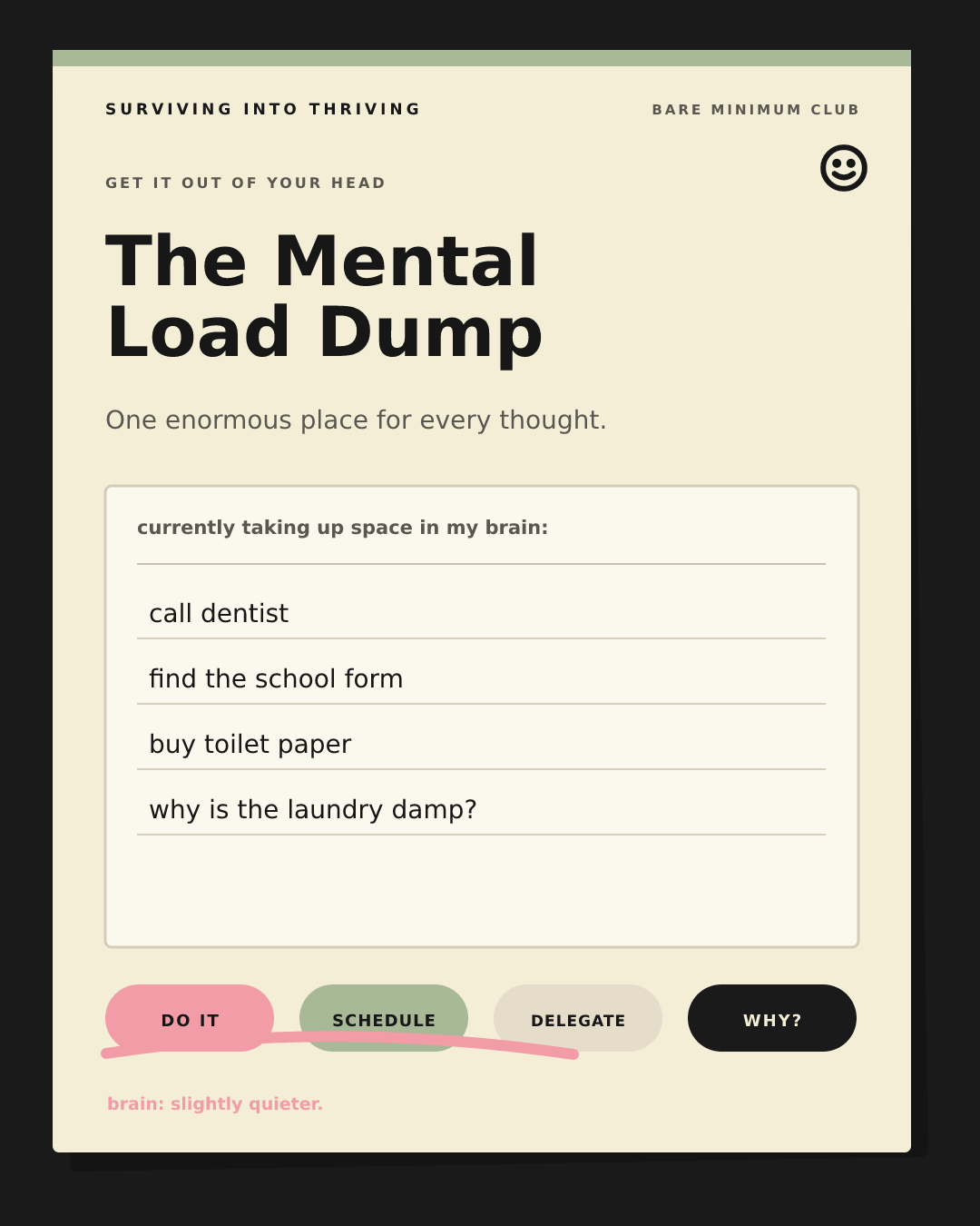 The Mental Load Dump preview