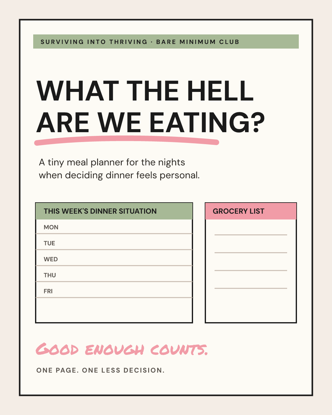 What The Hell Are We Eating preview